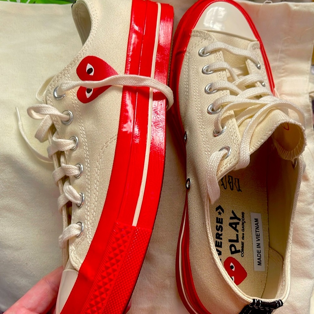 Come des Garcons converse size 10 women’s 8 men’s nwot